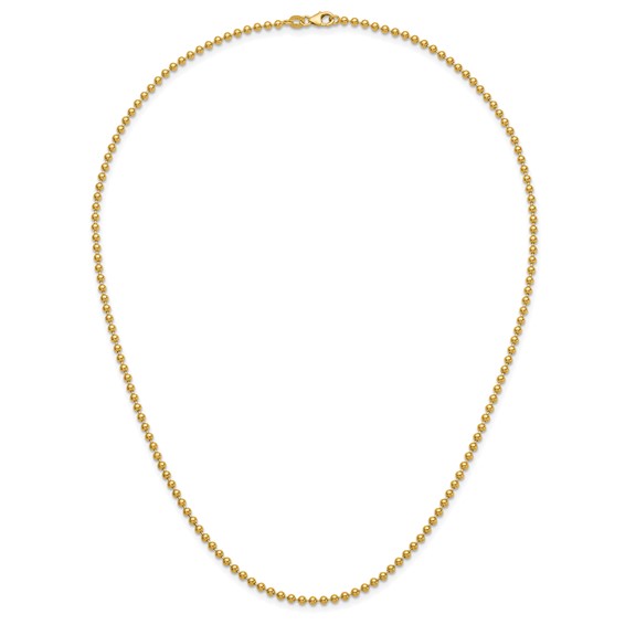 Herco Gold Solid Beaded Chain