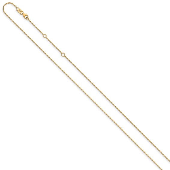 Herco Gold Adjustable Diamond-Cut Cable Chain