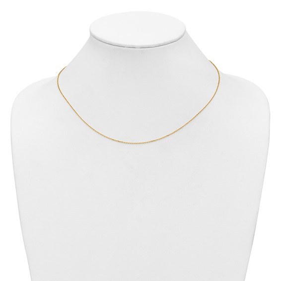 Herco Gold Adjustable Diamond-Cut Cable Chain
