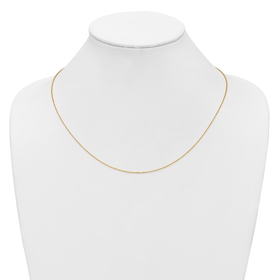 Herco Gold Adjustable Diamond-Cut Cable Chain
