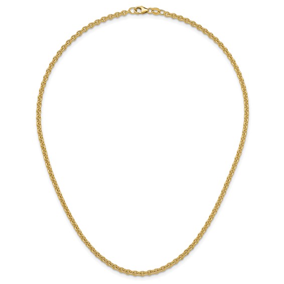 Herco Gold Round Cable Chain