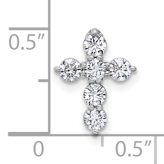 HERCO White Gold Diamond Pendant Crosses