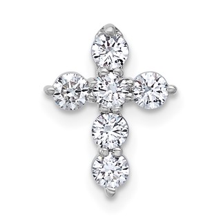 HERCO White Gold Diamond Pendant Crosses