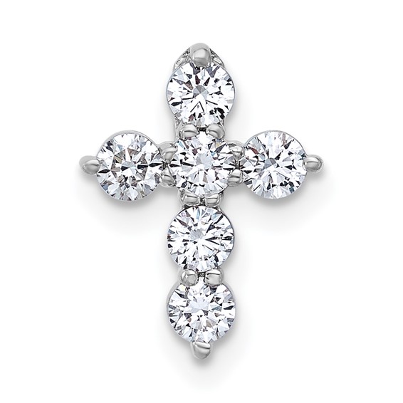 HERCO White Gold Diamond Pendant Crosses