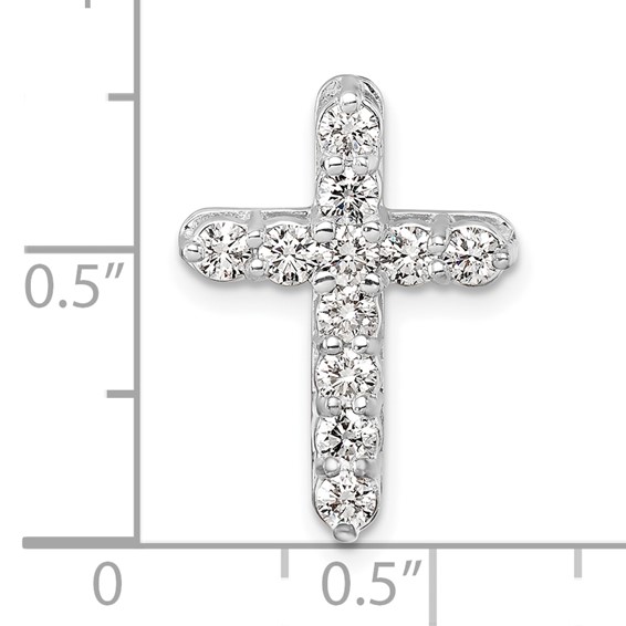 HERCO White Gold Diamond Pendant Crosses