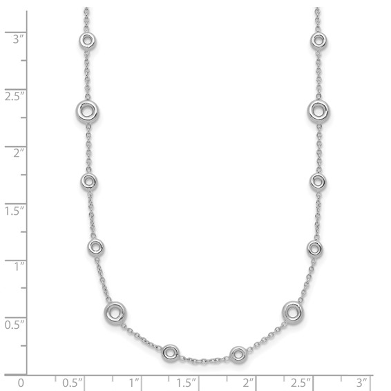 HERCO  Gold Diamond Stations Necklace Mountings