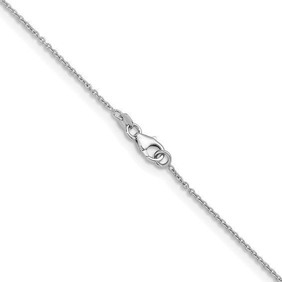 Herco 18K White Gold Stations 18in Necklace Mounting