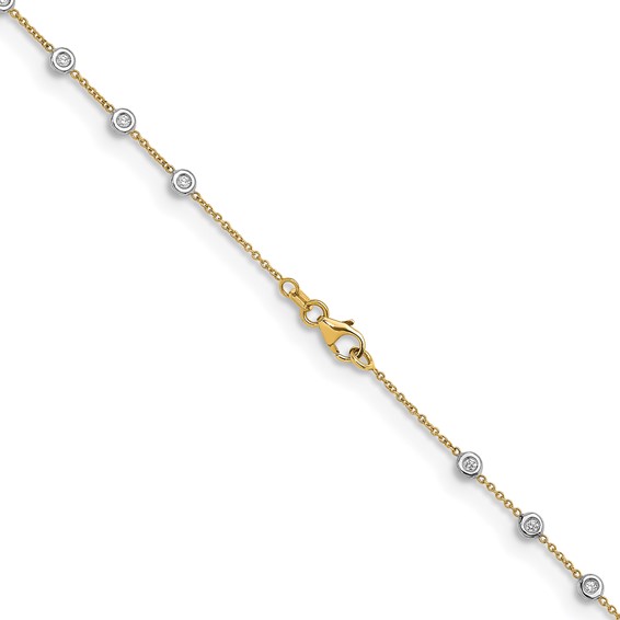 HERCO  Gold Diamond Stations Bracelet Mountings