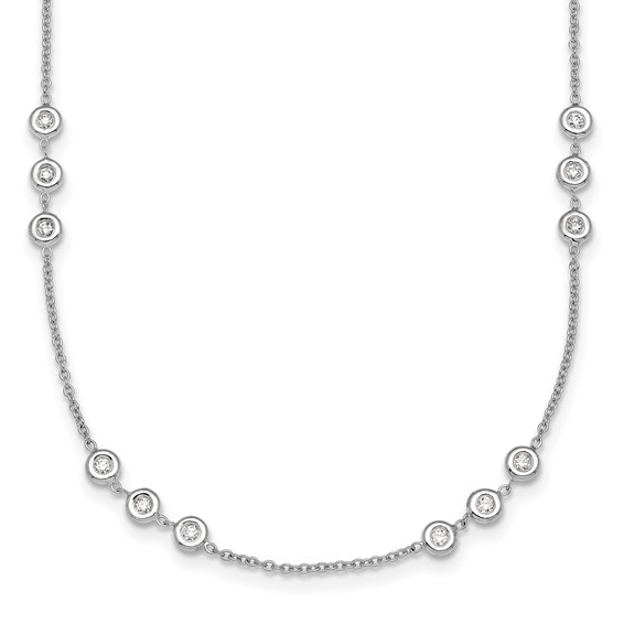 HERCO  Gold Diamond Stations Necklace Mountings