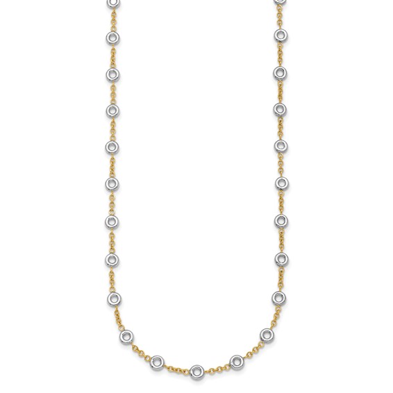 HERCO  Gold Diamond Stations Necklace Mountings