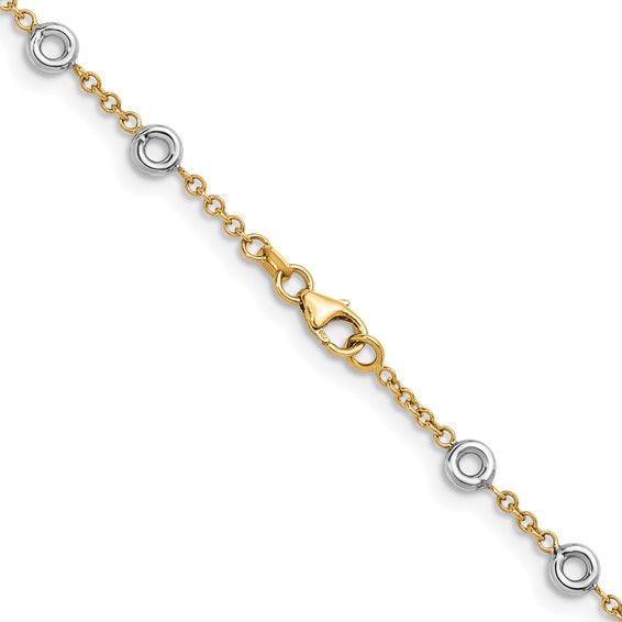 HERCO  Gold Diamond Stations Necklace Mountings