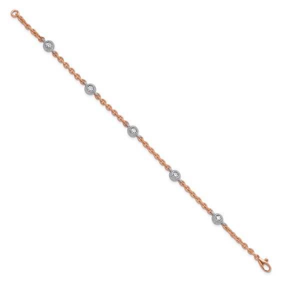 HERCO Gold Bracelets with 0.90 ctw Diamonds