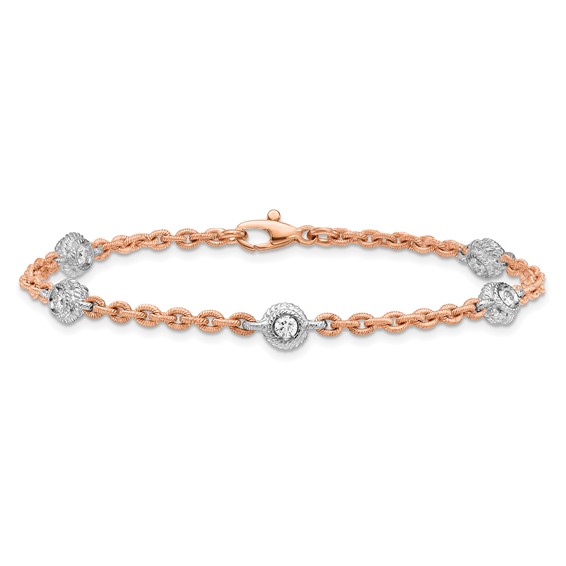 HERCO Gold Bracelets with 0.90 ctw Diamonds