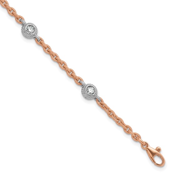 HERCO Gold Bracelets with 0.90 ctw Diamonds