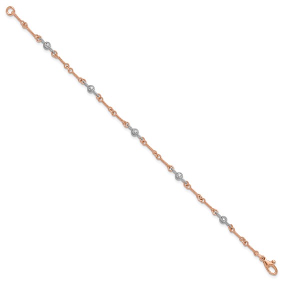 HERCO Gold Diamond Button Bracelets