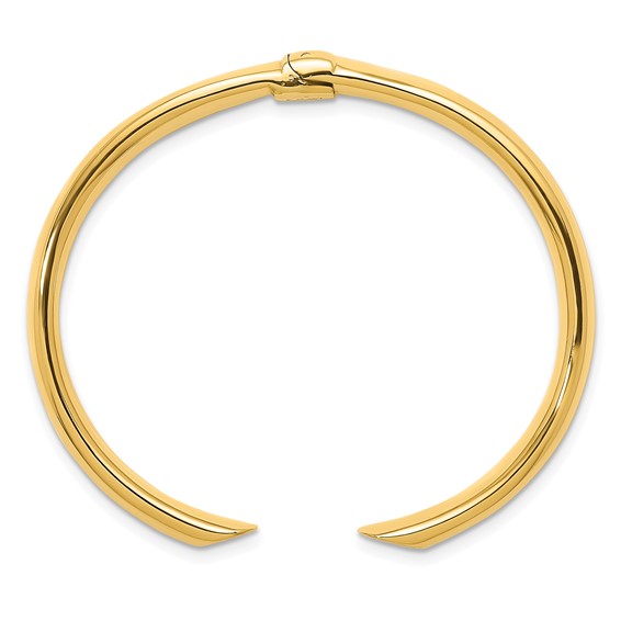 Herco 18K Polished Hinged Cuff Bangle