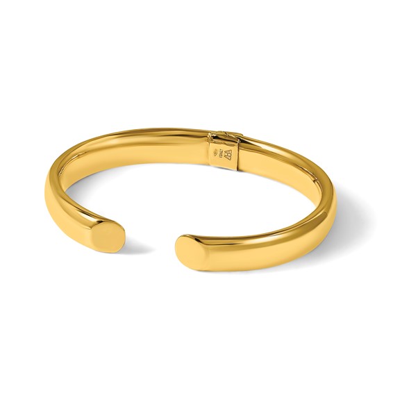 Herco 18K Polished Hinged Cuff Bangle