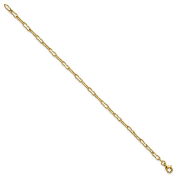 Herco 18K Polished Solid Fancy 3.0mm Link 7.25 Inch Bracelet