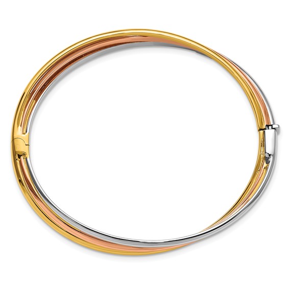 HERCO Gold Tri-Strand Bangles