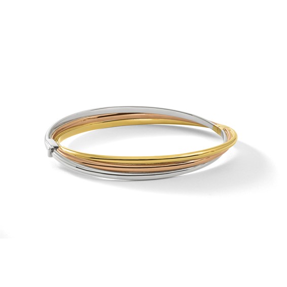 HERCO Gold Tri-Strand Bangles