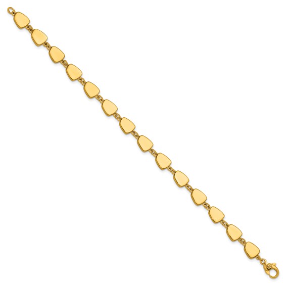 Herco 18K Polished Fancy Contemporary 7.5 Inch Bracelet
