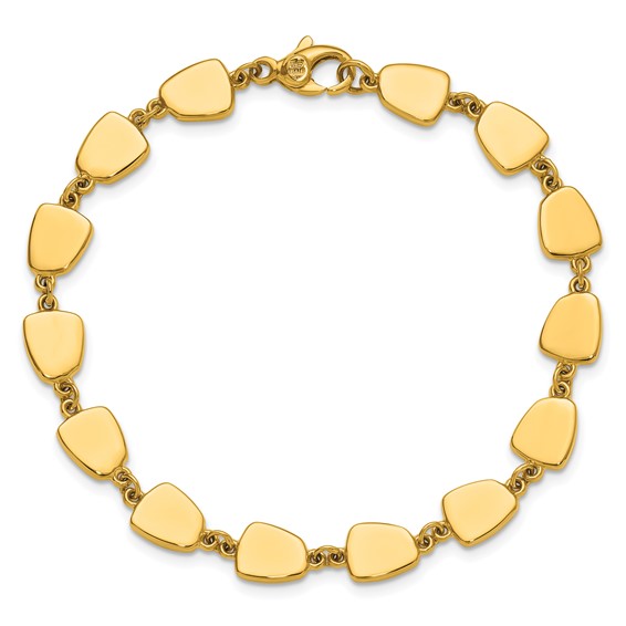 Herco 18K Polished Fancy Contemporary 7.5 Inch Bracelet