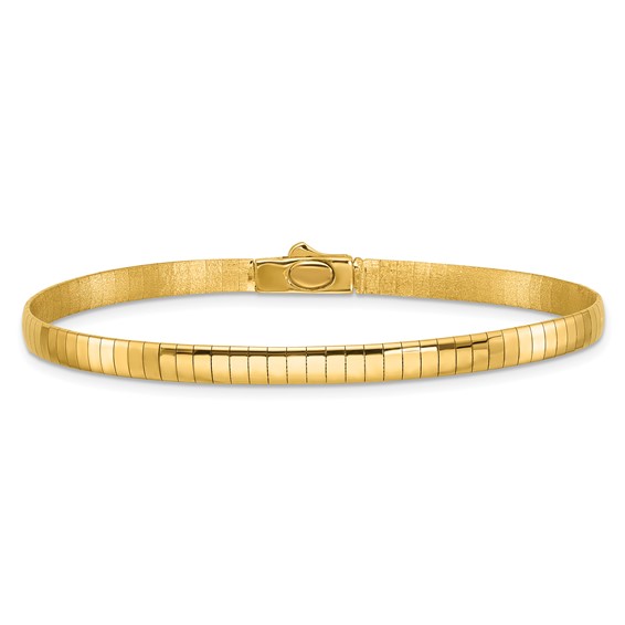 Herco Gold Polished and Satin Reversible Bracelets