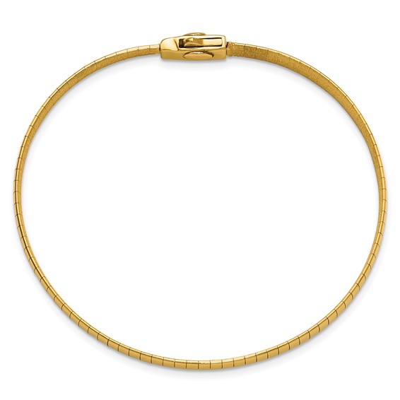 Herco Gold Polished and Satin Reversible Bracelets