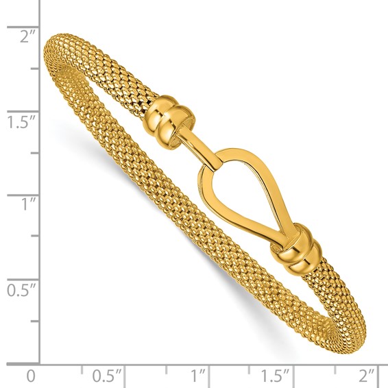 HERCO Gold Teardrop Stretch Bracelet