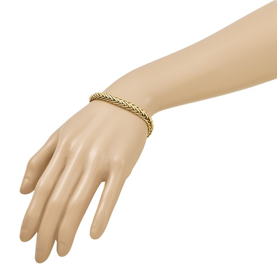 Herco 18K Polished 8mm Fancy Link 7.5 Inch Bracelet