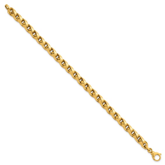 Herco 18K Polished Twisted Link 8.25 Inch Bracelet