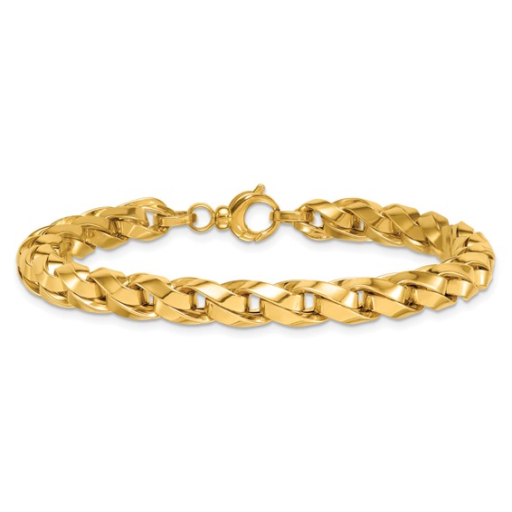 Herco 18K Polished Twisted Link 8.25 Inch Bracelet