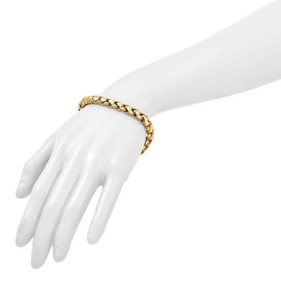 Herco 18K Polished Twisted Link 8.25 Inch Bracelet