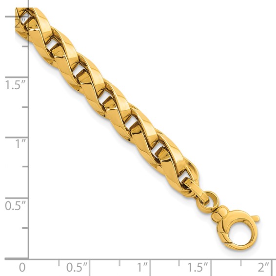 Herco 18K Polished Twisted Link 8.25 Inch Bracelet