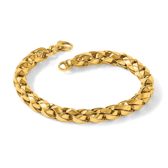 Herco 18K Polished Twisted Link 8.25 Inch Bracelet