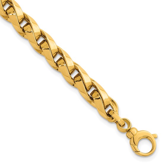 Herco 18K Polished Twisted Link 8.25 Inch Bracelet