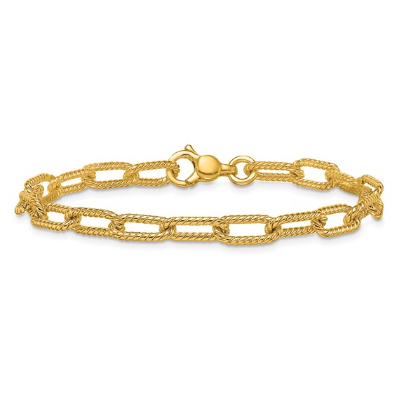 Herco Textured Paperclip Chain