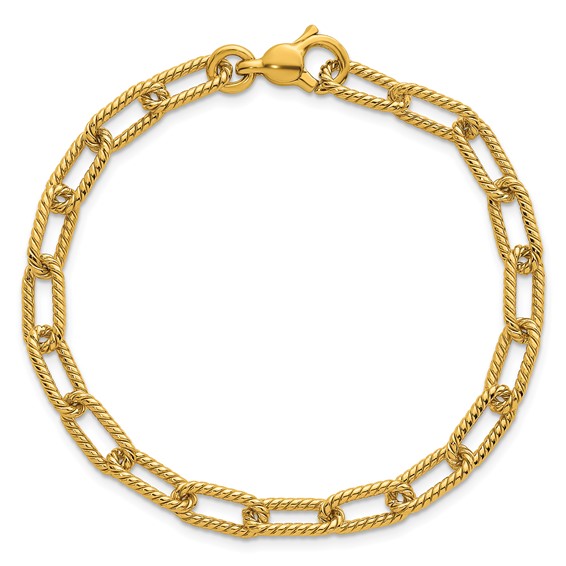 Herco Textured Paperclip Chain