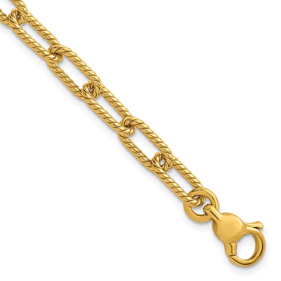 Herco Textured Paperclip Chain