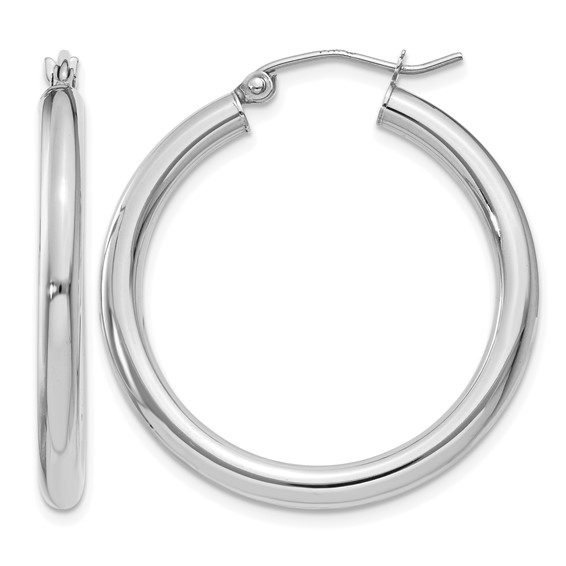 Herco Gold Polished 3.00mm Hoop Earrings