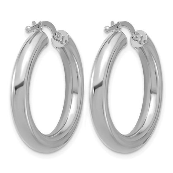 Herco Gold Polished 4.00mm Hoop Earrings