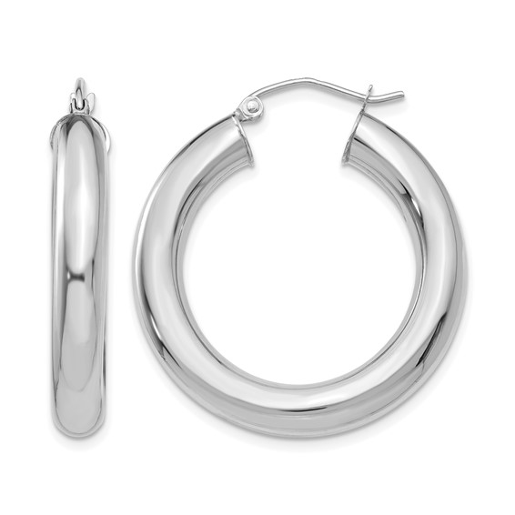 Herco Gold Polished 5.00mm Hoop Earrings