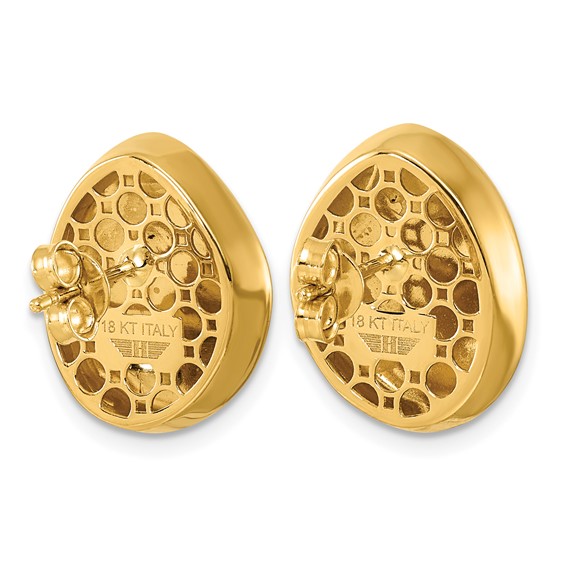 Herco Gold Polished Hoop Earrings