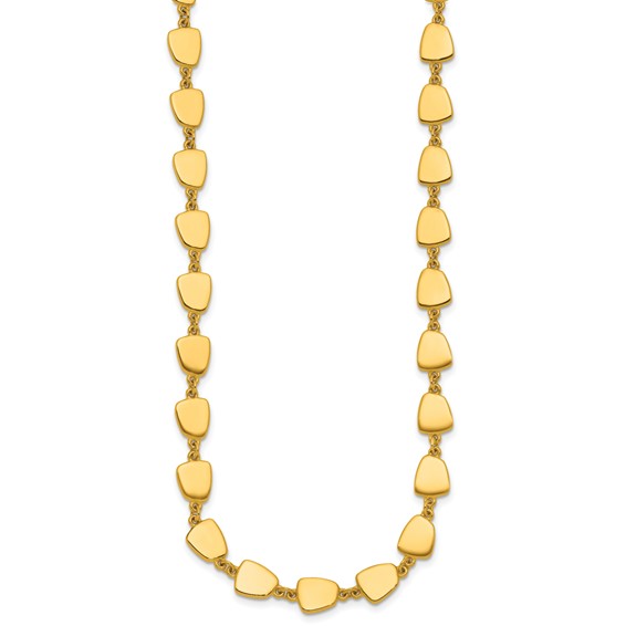 Herco 18K Polished Fancy Contemporary 18 Inch Necklace