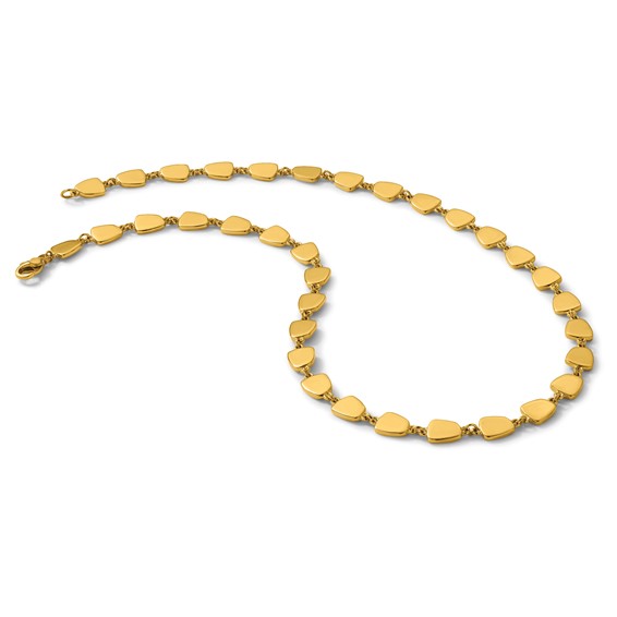 Herco 18K Polished Fancy Contemporary 18 Inch Necklace