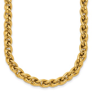 Herco 18K Polished 6.0mm Fancy Link 18 Inch Necklace