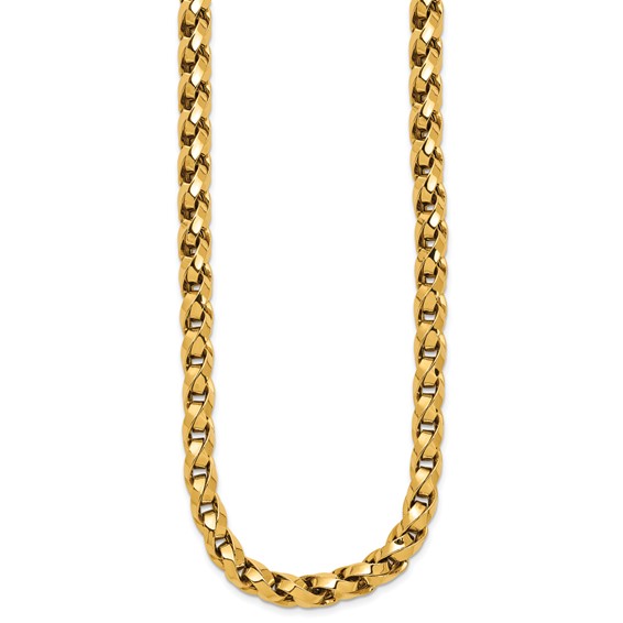 Herco 18K Polished Twisted Link 18 Inch Necklace