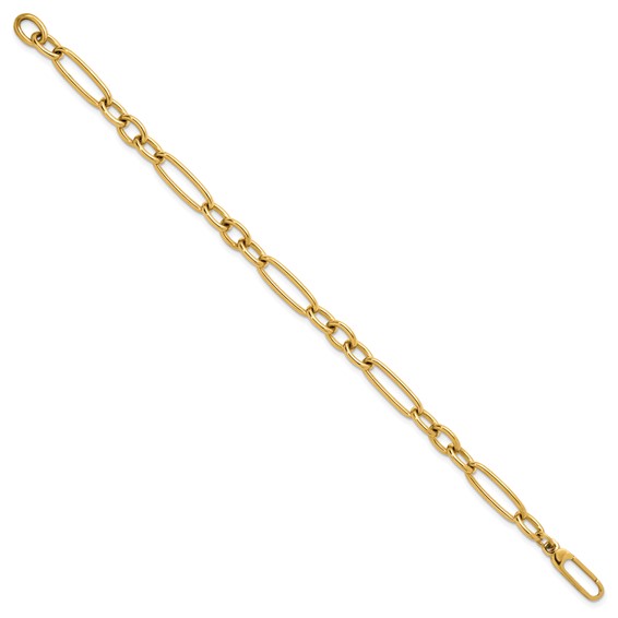 HERCO Gold 6.4mm Oval & Paperclip Bracelets