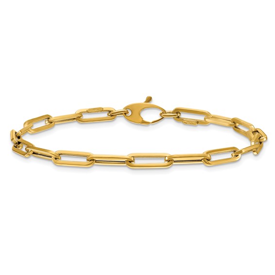 HERCO 18K Gold Semi-Solid Paperclip Bracelets