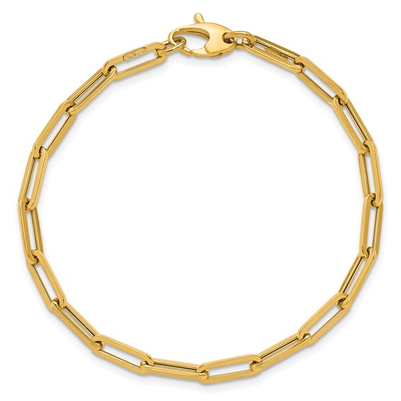 HERCO 18K Gold Semi-Solid Paperclip Bracelets